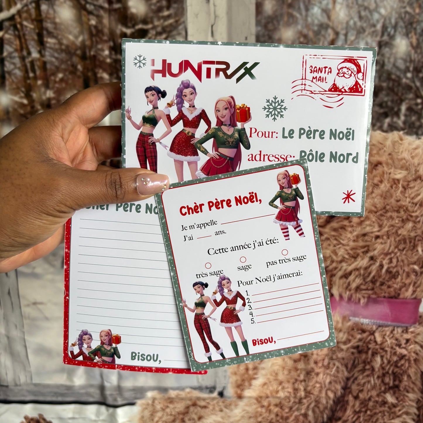 Kit de lettre pour le Père Noël personnalisable