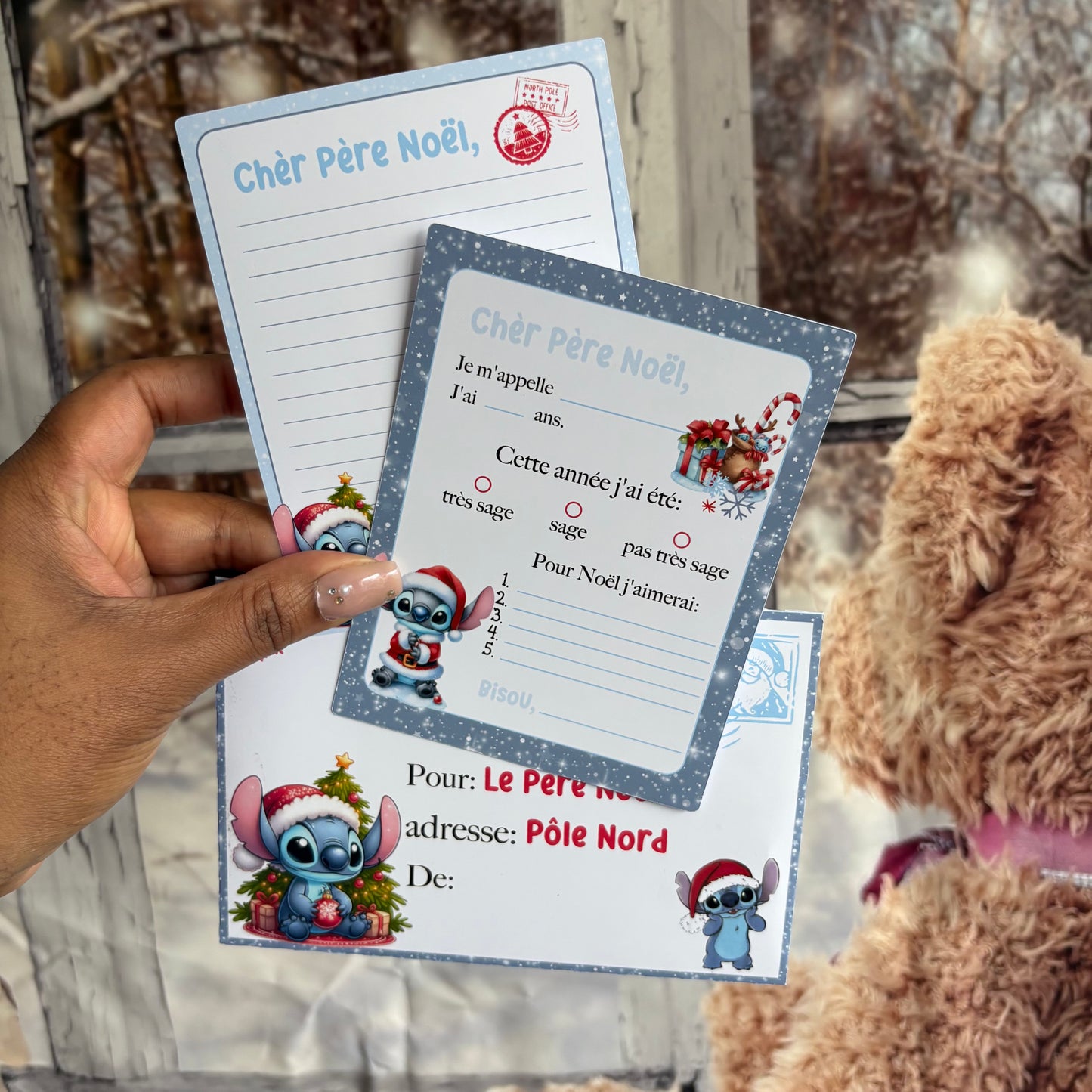 Kit de lettre pour le Père Noël personnalisable