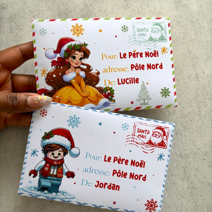 Kit de lettre pour le Père Noël personnalisable