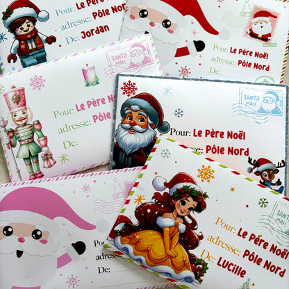 Kit de lettre pour le Père Noël personnalisable