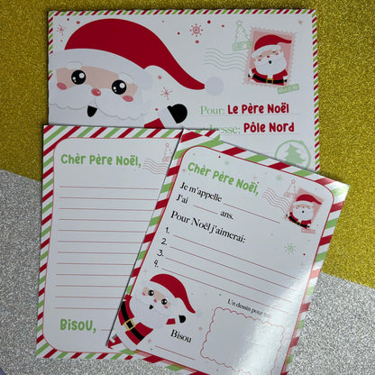 Kit de lettre pour le Père Noël personnalisable