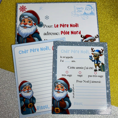 Kit de lettre pour le Père Noël personnalisable