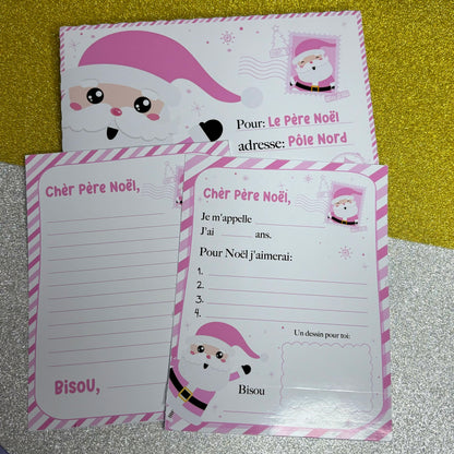 Kit de lettre pour le Père Noël personnalisable