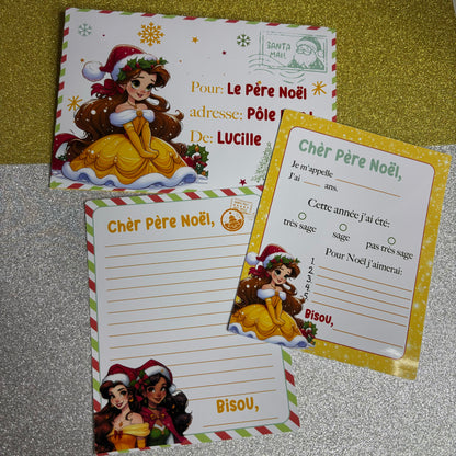 Kit de lettre pour le Père Noël personnalisable