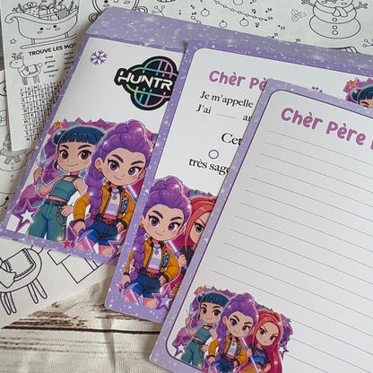 Kit de lettre pour le Père Noël personnalisable